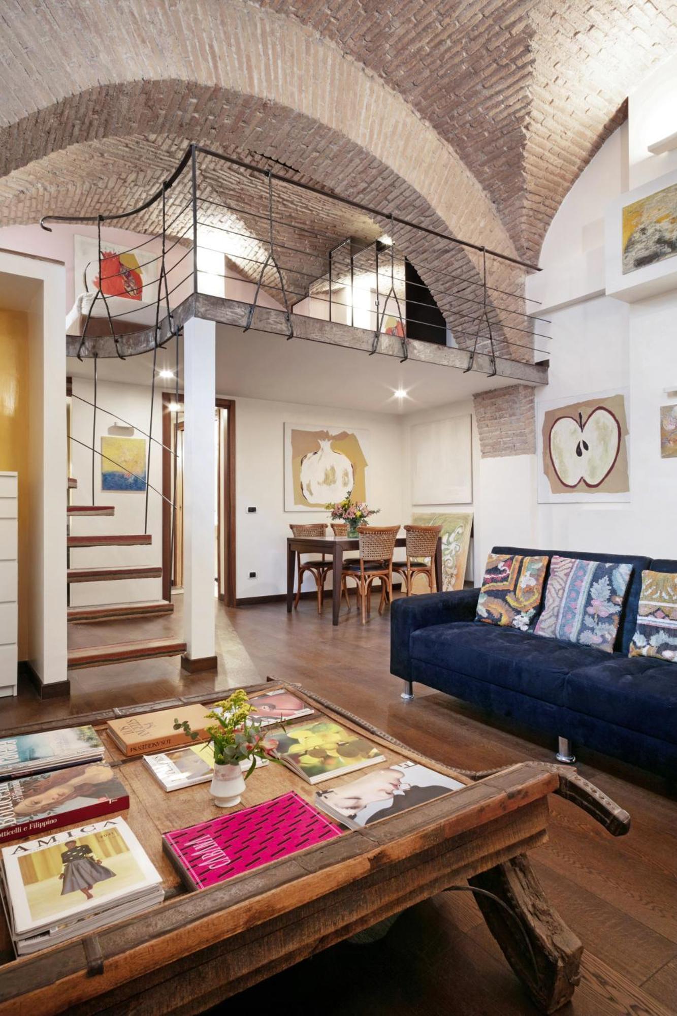Trasteverehome - Artists Loft With Private Parking In Trastevere Ferienhaus