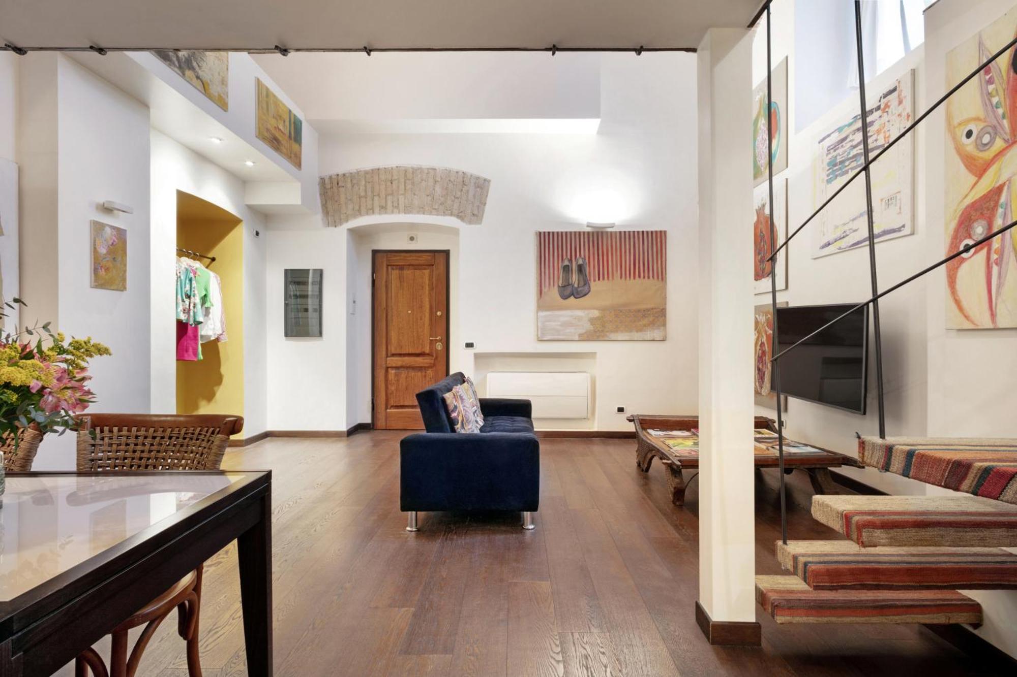 Trasteverehome - Artists Loft With Private Parking In Trastevere Rom