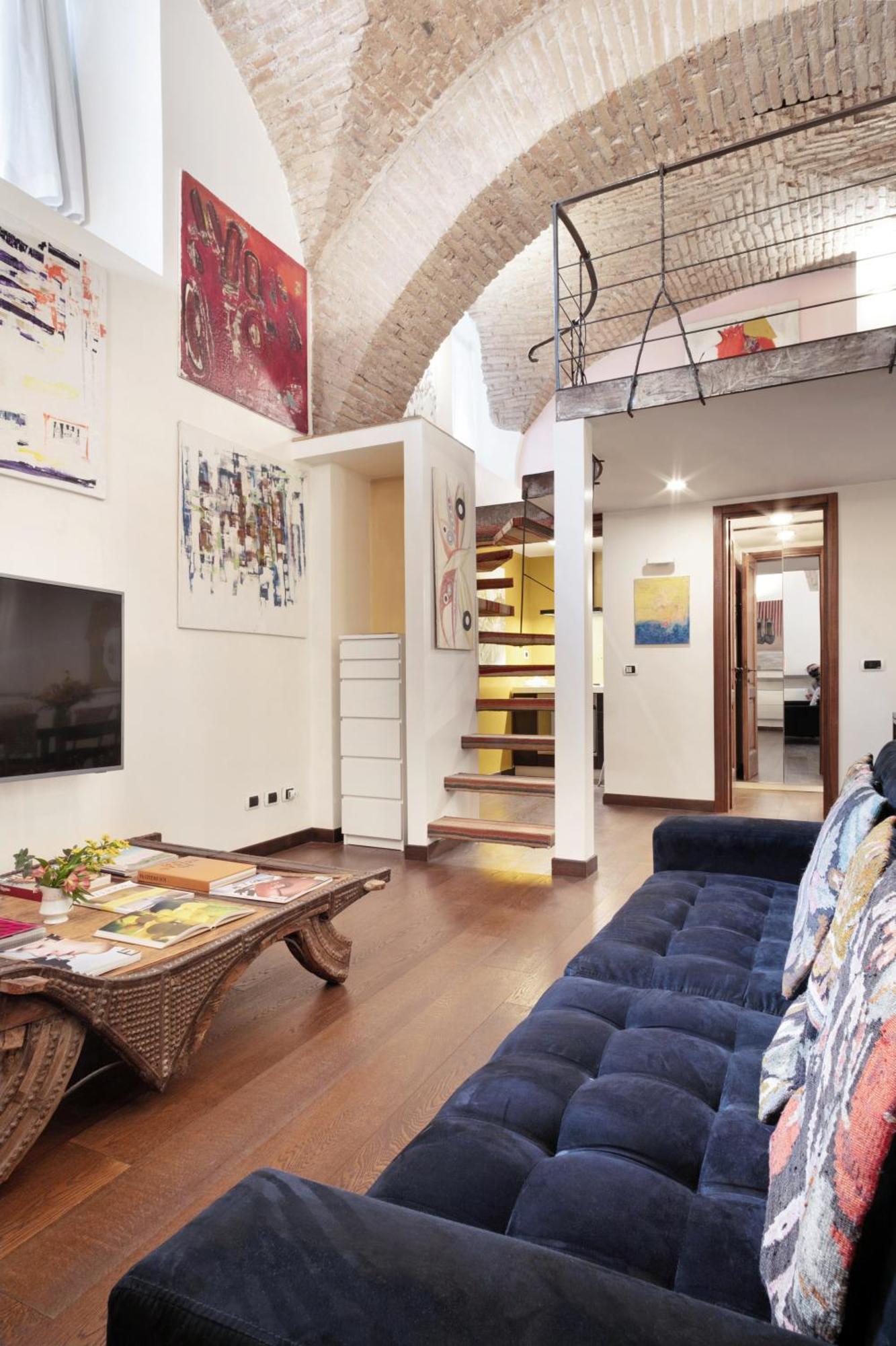 Trasteverehome - Artists Loft With Private Parking In Trastevere * Rom
